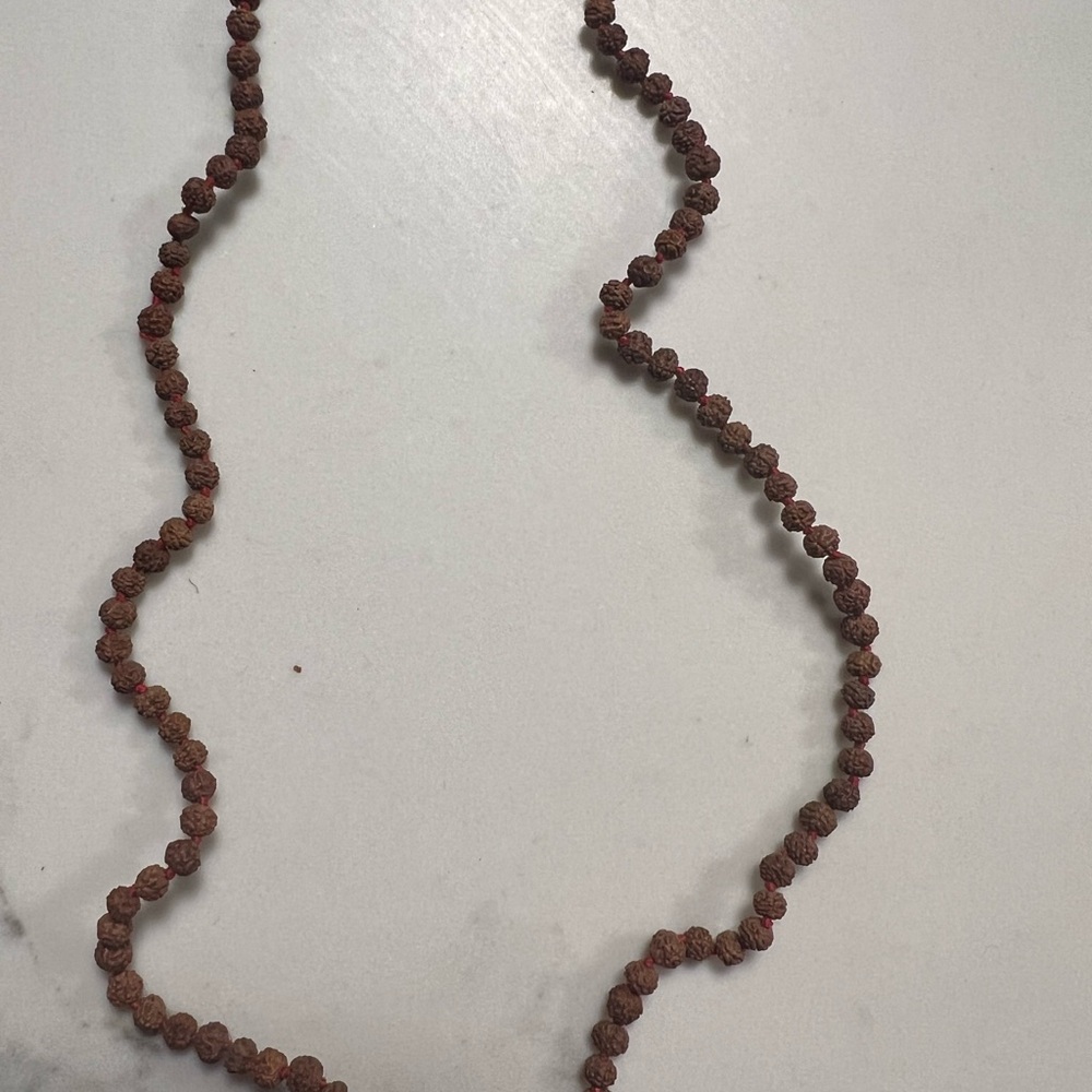 Elegant Brown Beaded Necklace